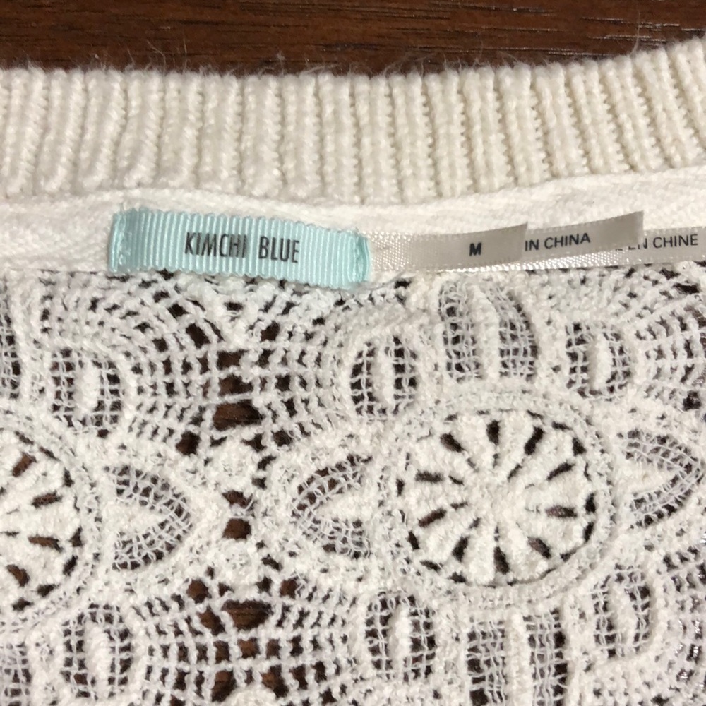 Gray and white striped sweater - Picture 3 of 5